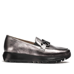 MOCASINES ODISEI 94 PLOMO METALIZADOS WONDERS - Querol online