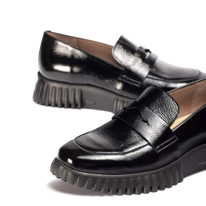 MOCASINES FLEXFLY 02 NEGROS NEGRO WONDERS - Querol online