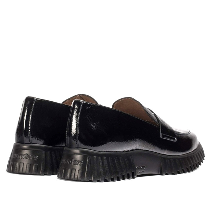 MOCASINES FLEXFLY 02 NEGROS NEGRO WONDERS - Querol online