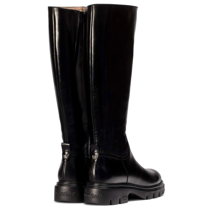 BOTAS BONES 05 NEGRAS NEGRO WONDERS - Querol online