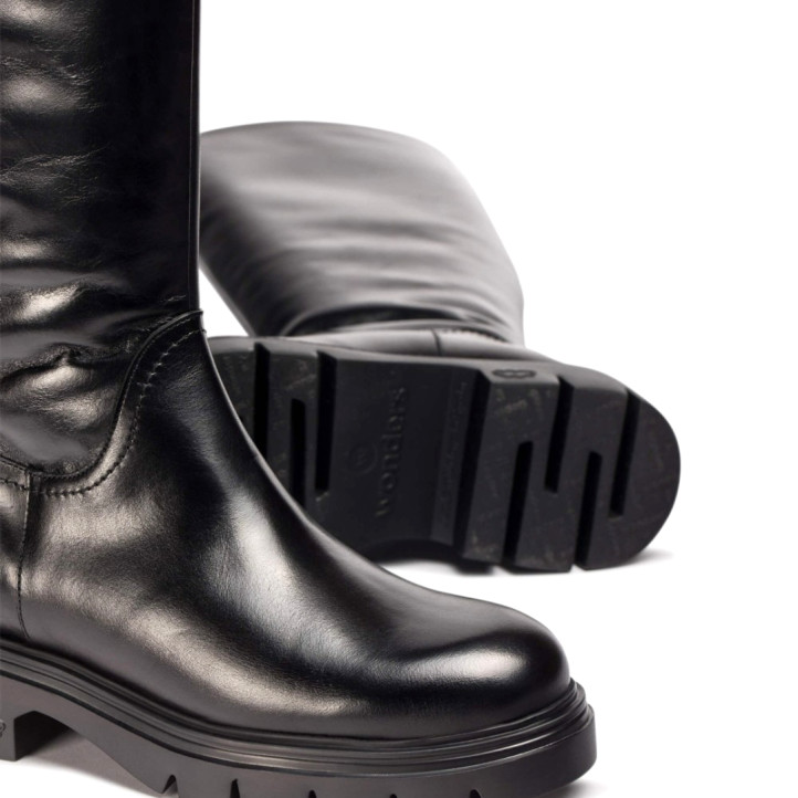 BOTAS BONES 05 NEGRAS NEGRO WONDERS - Querol online