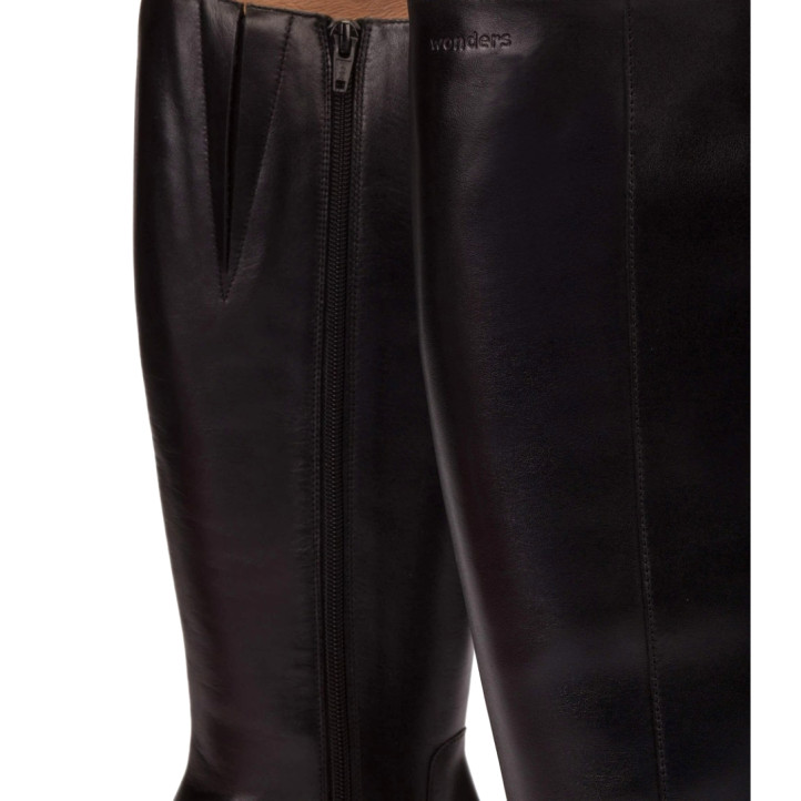 BOTAS AYLA 02 NEGRAS NEGRO WONDERS - Querol online