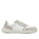 Zapatillas urban Mustang free alask blanco roto y girses de piel barefoot - Querol online
