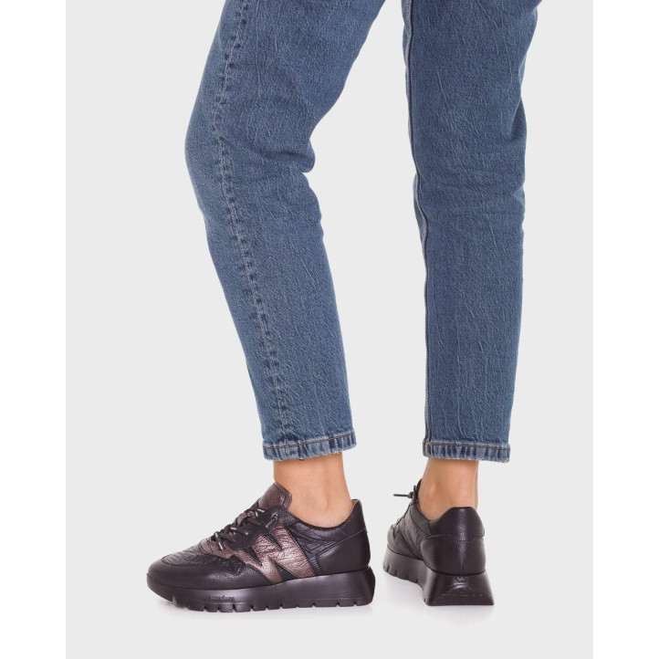 DEPORTIVAS ODISEI 91 NEGRAS NEGRO WONDERS - Querol online