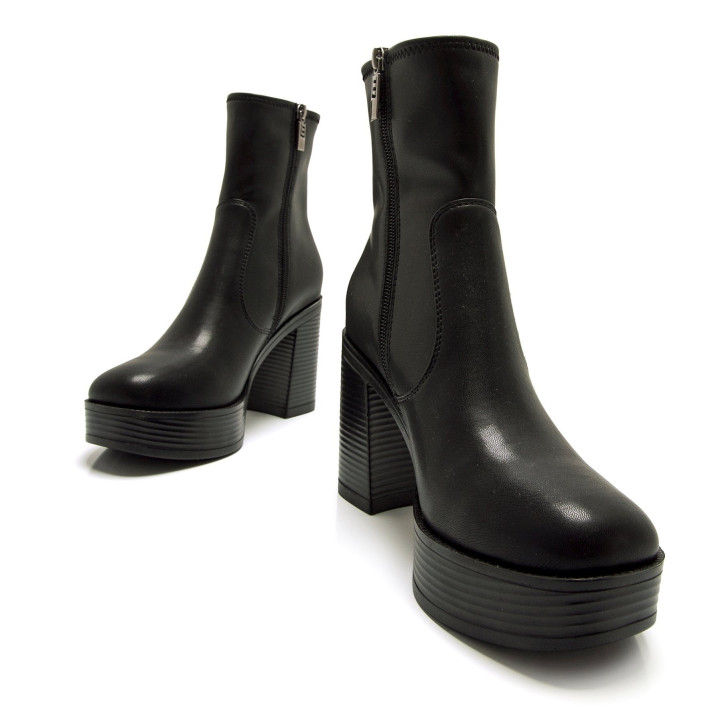 Botins plans Mustang new 67 negres amb canya ajustada - Querol online