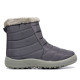 Botins plans Stay gris verdos encoixinats amb pelito i cremallera - Querol online