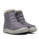 Botines planos Stay grises verdosos acolchados con pelito y cremallera - Querol online