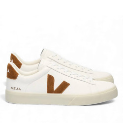 Zapatillas deportivas VEJA campo leather white cognac - Querol online