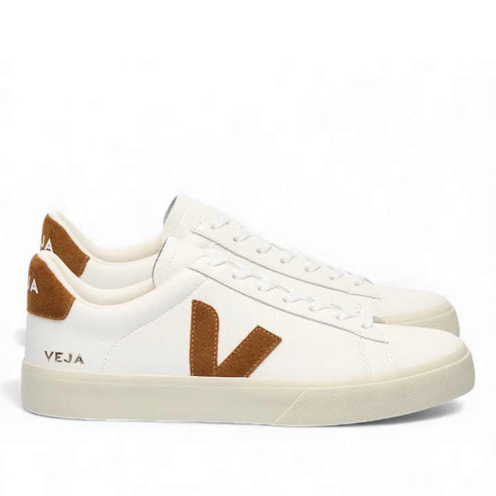 Sabatilles esportives VEJA campo leather white cognac - Querol online