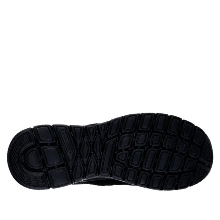 Zapatillas deportivas Skechers burns agoura negras - Querol online