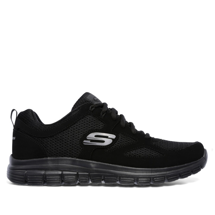 Zapatillas deportivas Skechers burns agoura negras - Querol online