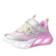 Zapatillas deporte Skechers cosmic glow rosas con luces - Querol online
