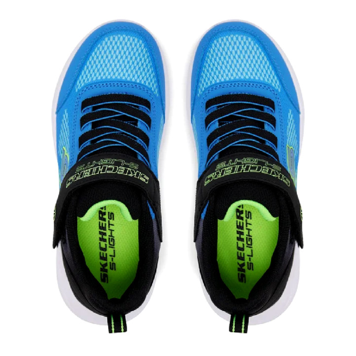 Zapatillas deporte Skechers meteor-lights kendrox azules y negras con luces - Querol online