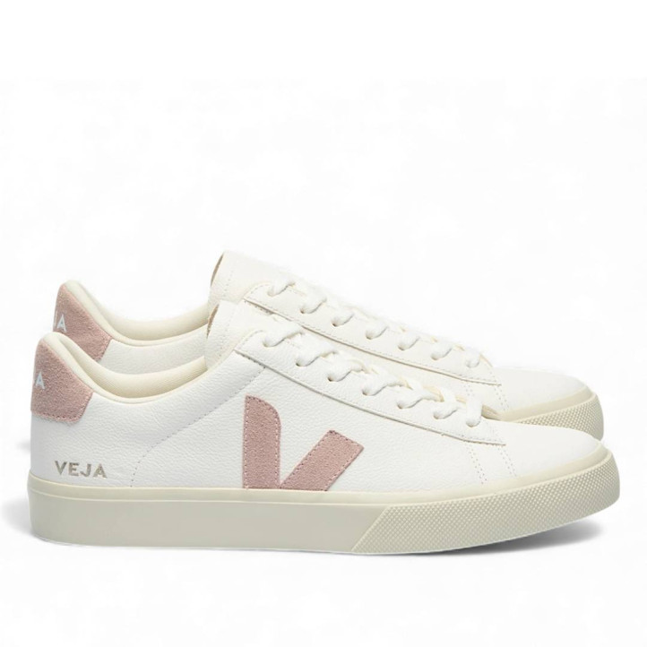 Zapatillas urban VEJA campo leather white babe mujer - Querol online