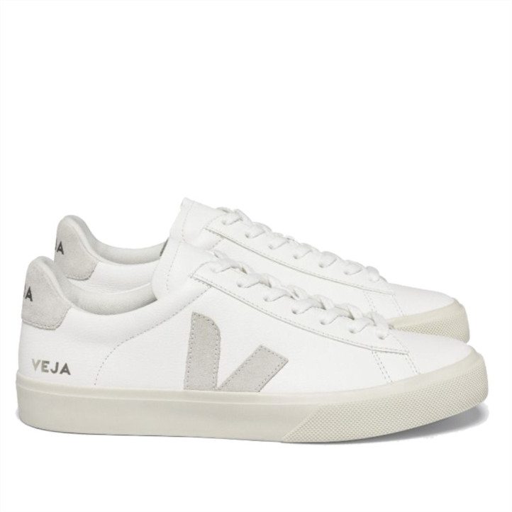 Zapatillas deportivas VEJA campo leather white natural man - Querol online