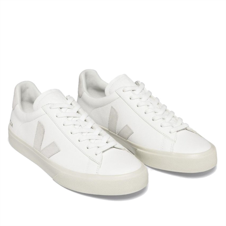 Zapatillas deportivas VEJA campo leather white natural man - Querol online