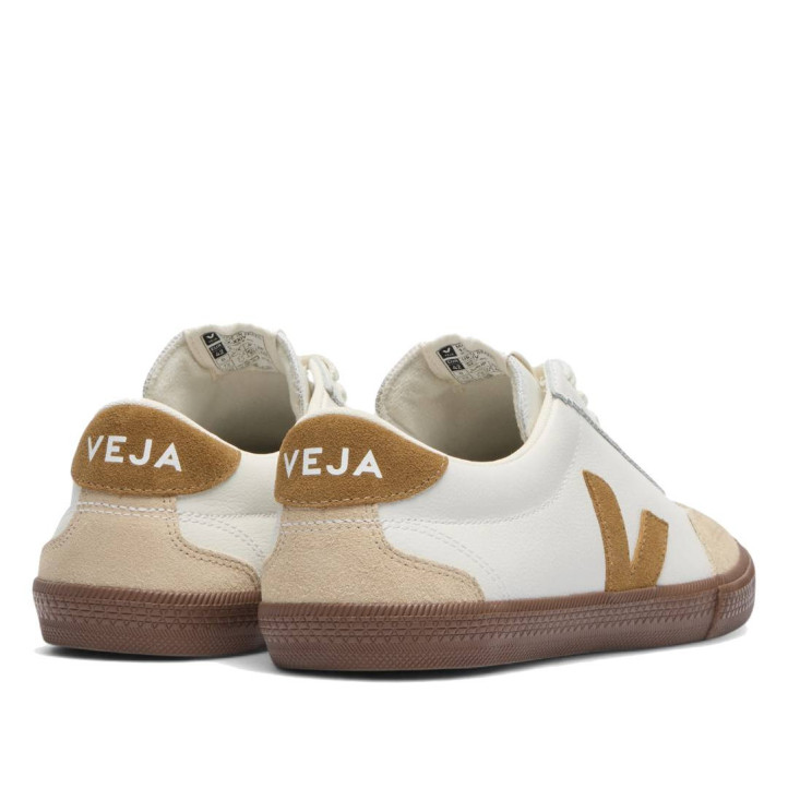 Sabatilles urban VEJA volley leather white tent bark per a dona - Querol online