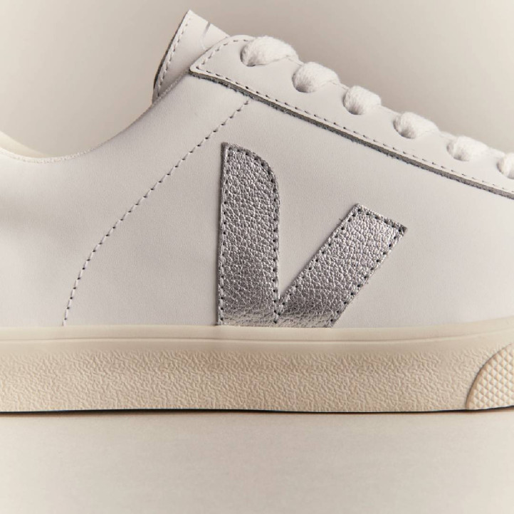 Sabatilles urban VEJA esplar leather white silver - Querol online