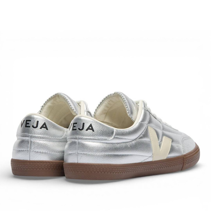 Zapatillas urban VEJA panenka leather silver white pierre bark mujer - Querol online