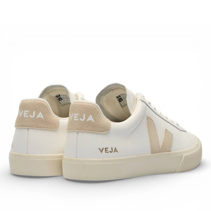 Zapatillas deportivas VEJA campo leather white almond hombre - Querol online