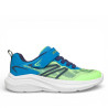Zapatillas deporte Skechers microspec velocity lima y azules