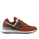 Zapatillas deportivas New Balance 574 aluminum grey con nb white - Querol online
