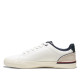 Zapatillas deportivas Pepe Jeans kenton campus blancas con detalles nergos y granates - Querol online