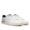 Sabatilles esportives Pepe Jeans kenton campus blanques amb detalls negres i granats