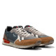 Zapatillas deportivas Pepe Jeans brit essence grises con detalles marrones - Querol online