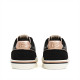 Zapatillas urban Pepe Jeans kenton campus negras con detalles rosas brillantes - Querol online