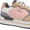 Zapatillas urban Pepe Jeans rusper glitter caramelo con glitter en la suela