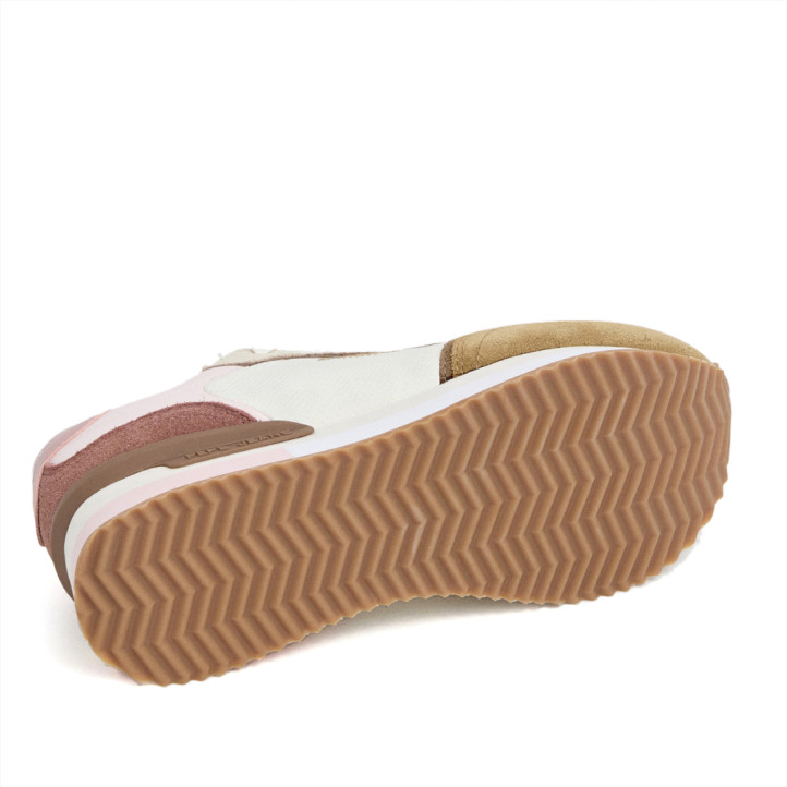 Zapatillas urban Pepe Jeans rusper snake w en tonos tierra y detalles rosas - Querol online
