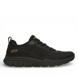 Zapatillas deportivas Skechers bobs sport squad chaos face off negras para mujer - Querol online