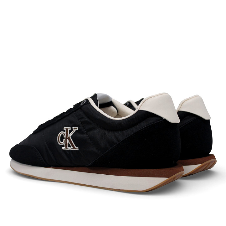 Zapatillas deportivas Calvin Klein running black con light cashew - Querol online