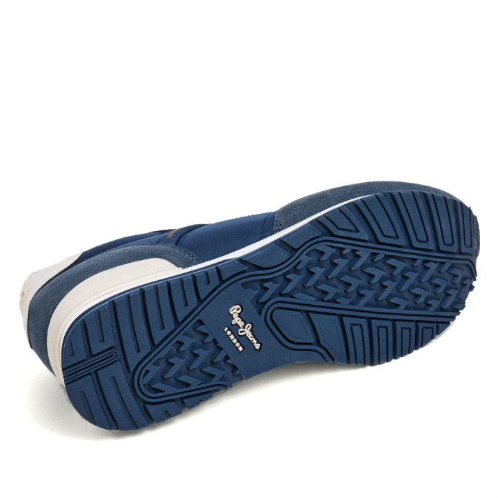 Zapatillas deportivas Pepe Jeans hailon basic azules - Querol online