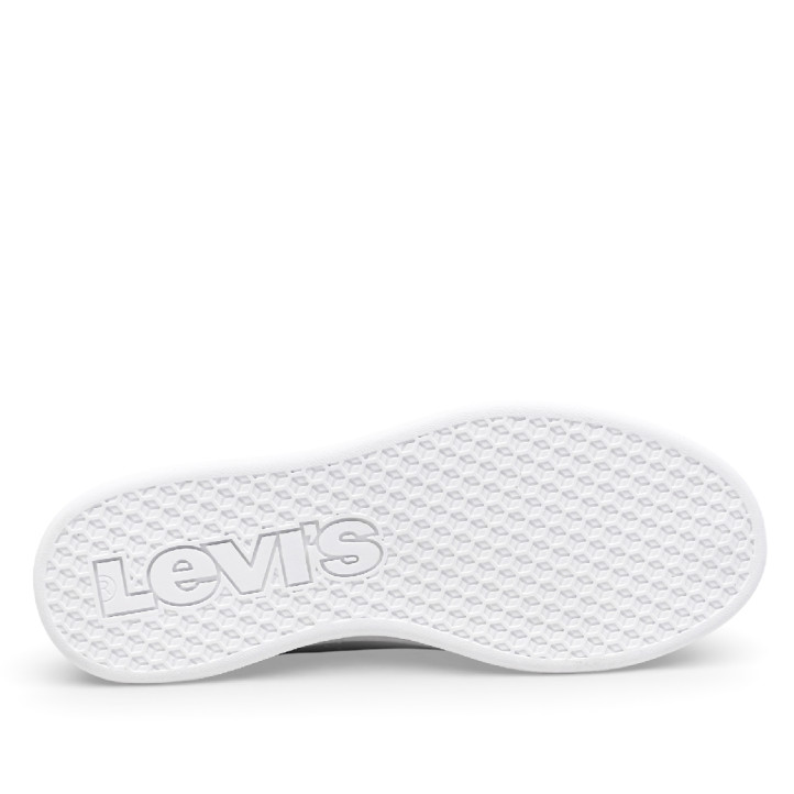 Zapatillas urban Levi's avenue totalmente blancas con etiqueta roja - Querol online