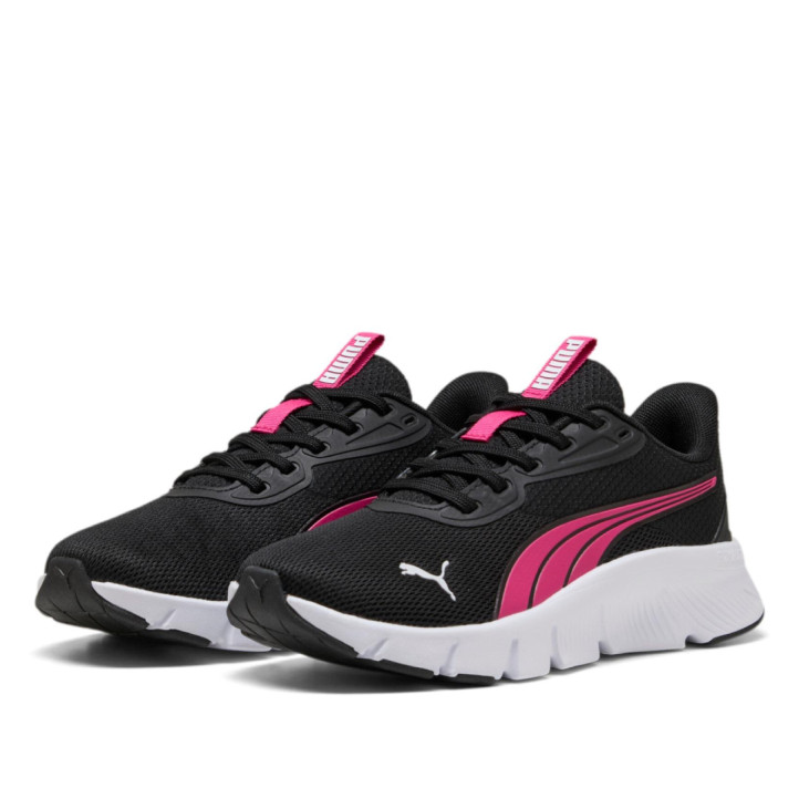 Zapatillas deporte Puma flexfocus negras y rosas - Querol online