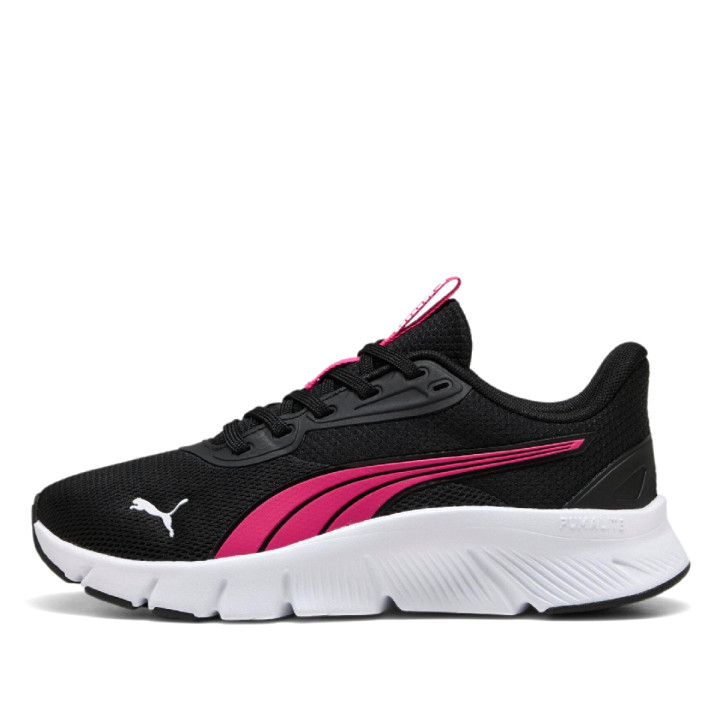Zapatillas deporte Puma flexfocus negras y rosas - Querol online