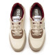 Zapatillas urban Mustang joggo classic beige con panel trasero de animal print - Querol online