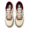 Zapatillas urban Mustang joggo classic beige con panel trasero de animal print