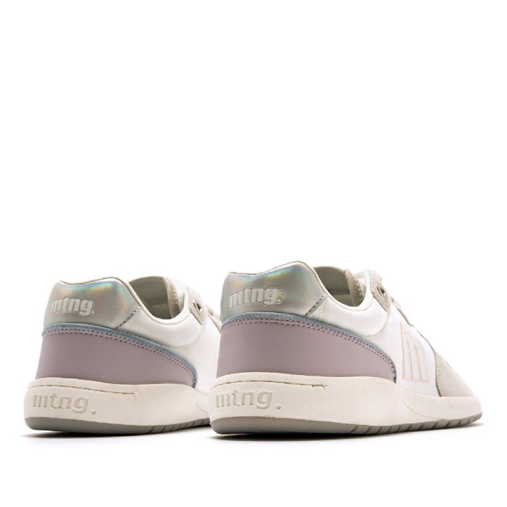 Zapatillas urban Mustang free apolo blancas con detalles en tonos pastel barefoot - Querol online