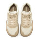 Zapatillas urban Mustang free aria beige con paneles en diferentes texturas - Querol online