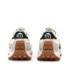 Zapatillas urban Mustang zinc blancas y grises con suela dentada caramelo - Querol online