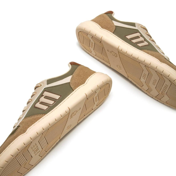 Sabatilles esportives Mustang free miami verd kaki diferents textures barefoot - Querol online