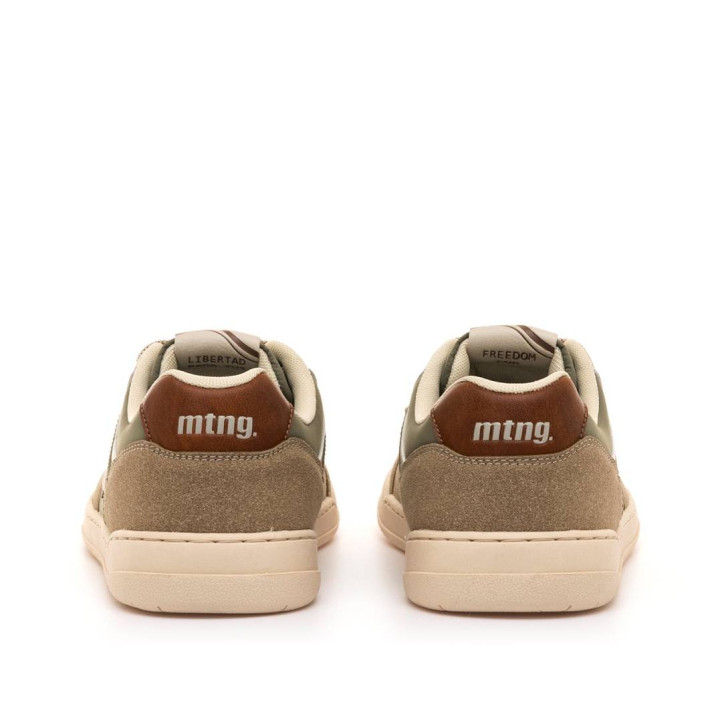 Zapatillas deportivas Mustang free miami verde kaki diferentes texturas barefoot - Querol online