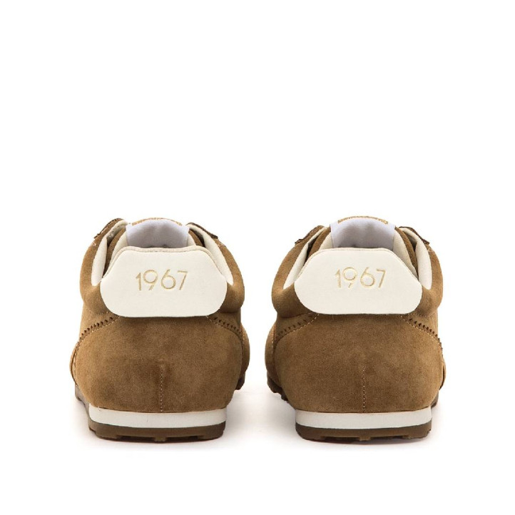 Zapatillas urban Mustang janet marrones estilo vintage - Querol online