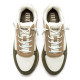 Zapatillas urban Mustang joggo sai blancas y verdes efecto serpiente y animal print - Querol online