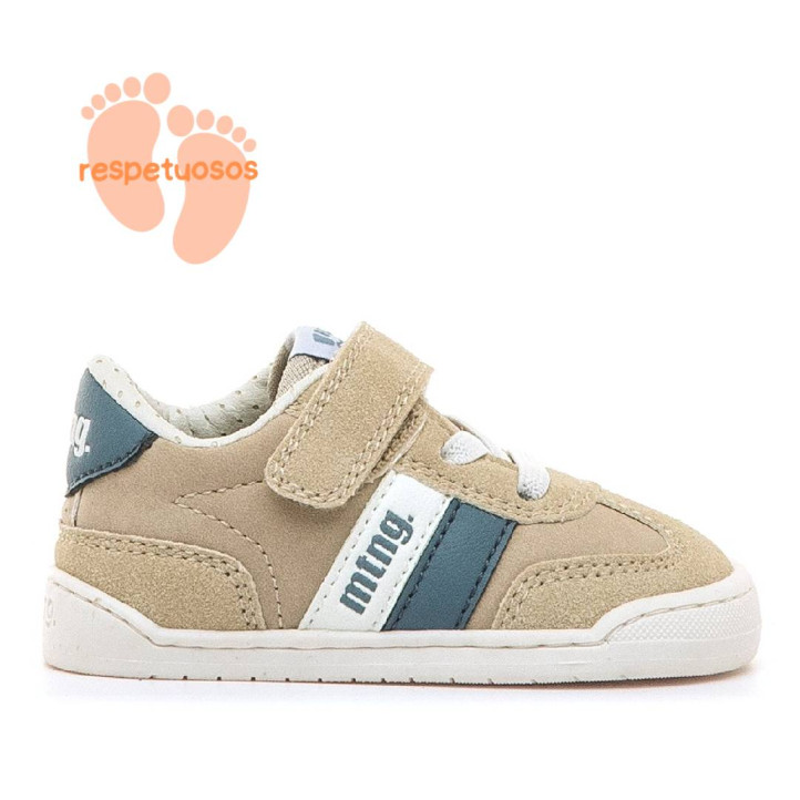 DEPORTIVAS DE NIñO MTNG KIDS RESPECT BEIGE 49060 62011 - Querol online
