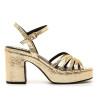 SANDALIAS DE MUJER MUSTANG BRITT ORO 56646 62205