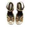 SANDALIAS DE MUJER MUSTANG BRITT ORO 56646 62205
